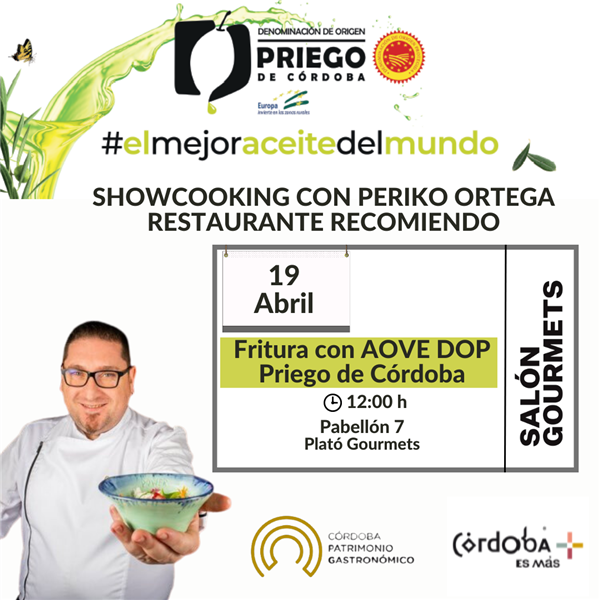 FRITURA DE EXCELENCIA EN AOVE DOP PRIEGO DE CÓRDOBA CON CHEF PERIKO