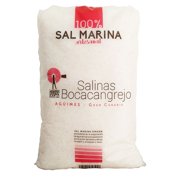 Sal Marina Virgen Ecológica - Pack 2x200g Tarrinas (Fina y Gruesa) + Bolsa  650g Fina. Sal Gourmet Bio 100% Natural. Sin Refinar. Sin Aditivos.